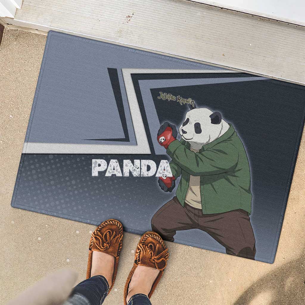 Panda Rubber Doormat Urban Anime Combat Style