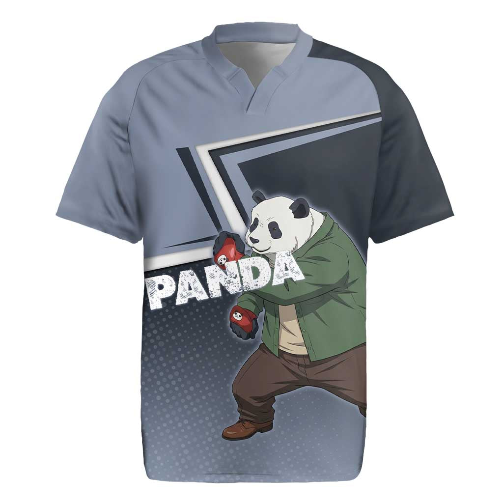 Panda Rugby Jersey Urban Anime Combat Style