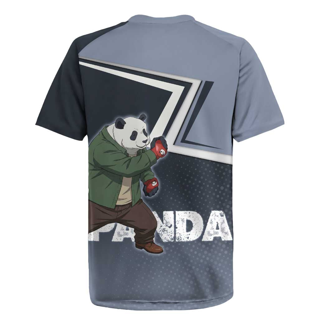 Panda Rugby Jersey Urban Anime Combat Style