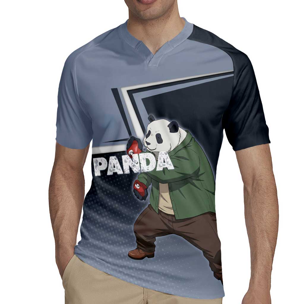 Panda Rugby Jersey Urban Anime Combat Style