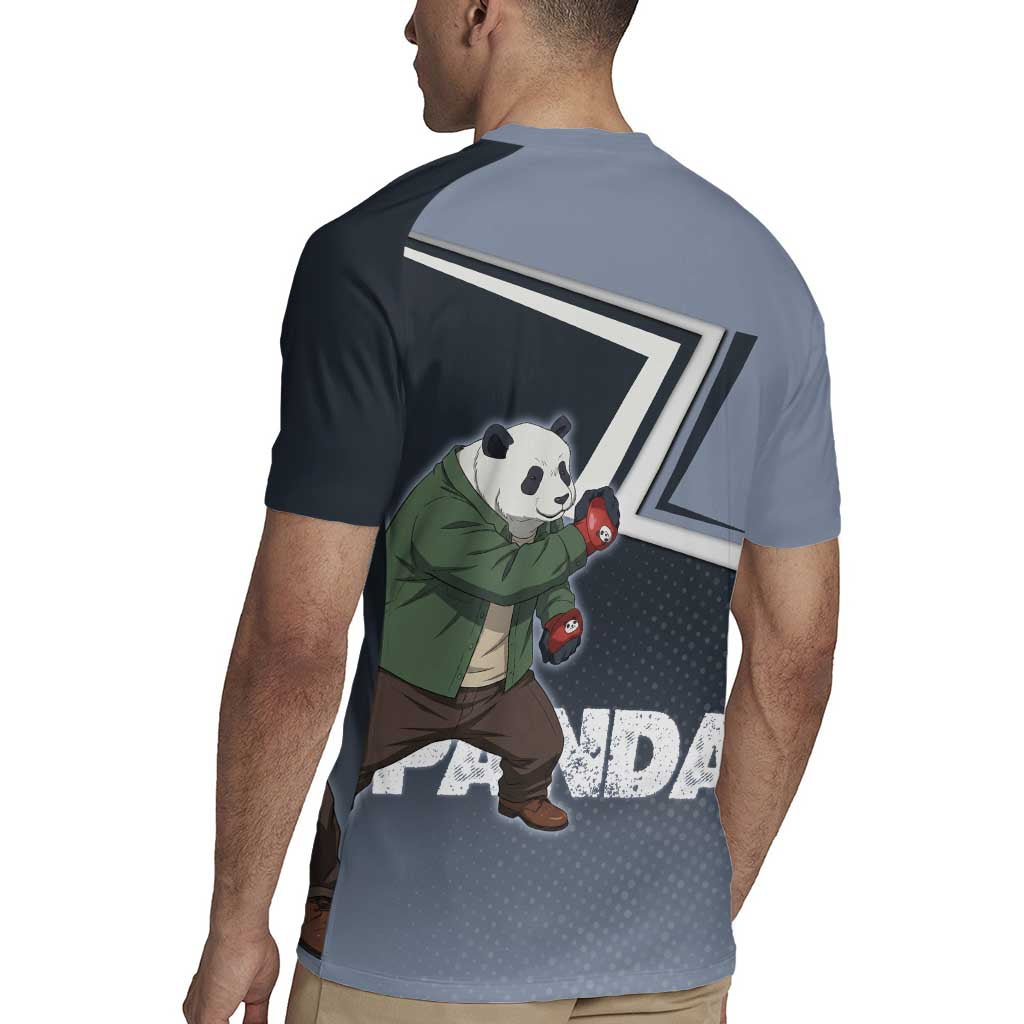 Panda Rugby Jersey Urban Anime Combat Style
