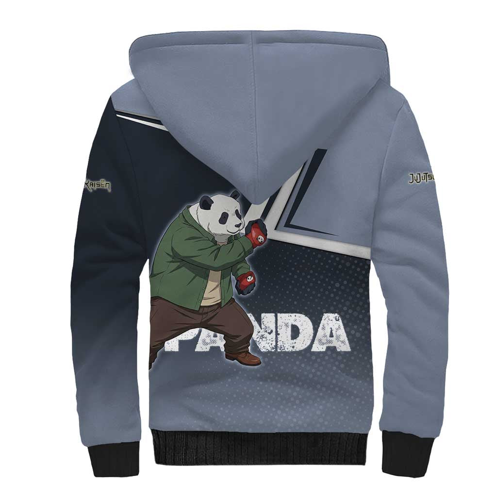 Panda Sherpa Hoodie Urban Anime Combat Style