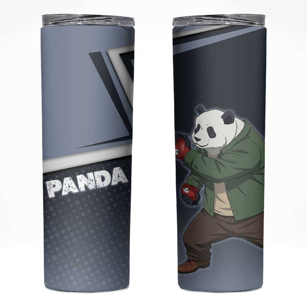 Panda Skinny Tumbler Urban Anime Combat Style