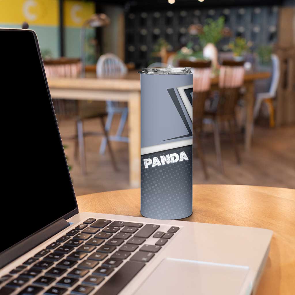 Panda Skinny Tumbler Urban Anime Combat Style
