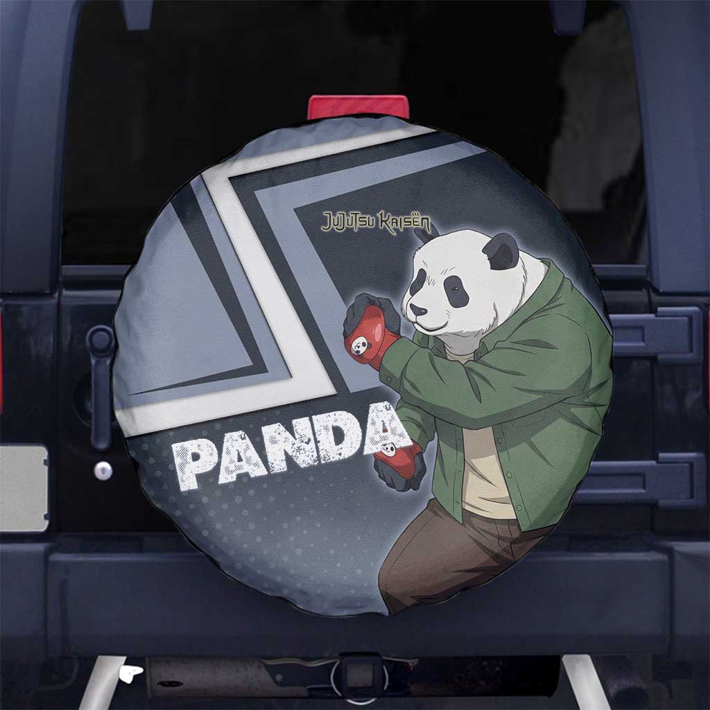 Panda Spare Tire Cover Urban Anime Combat Style