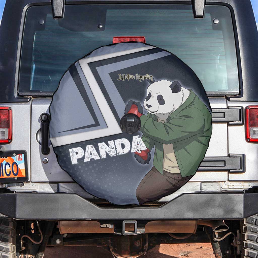 Panda Spare Tire Cover Urban Anime Combat Style