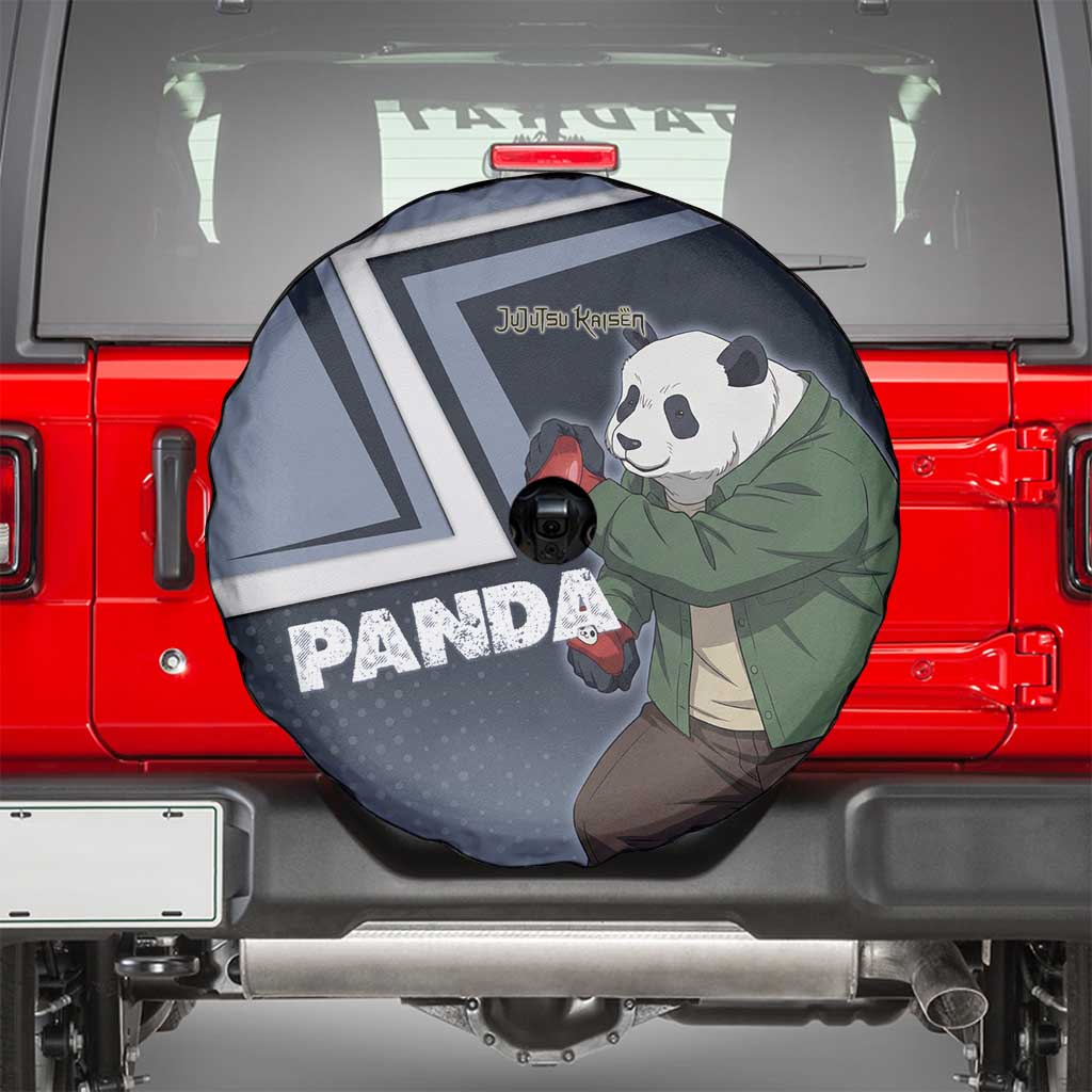 Panda Spare Tire Cover Urban Anime Combat Style