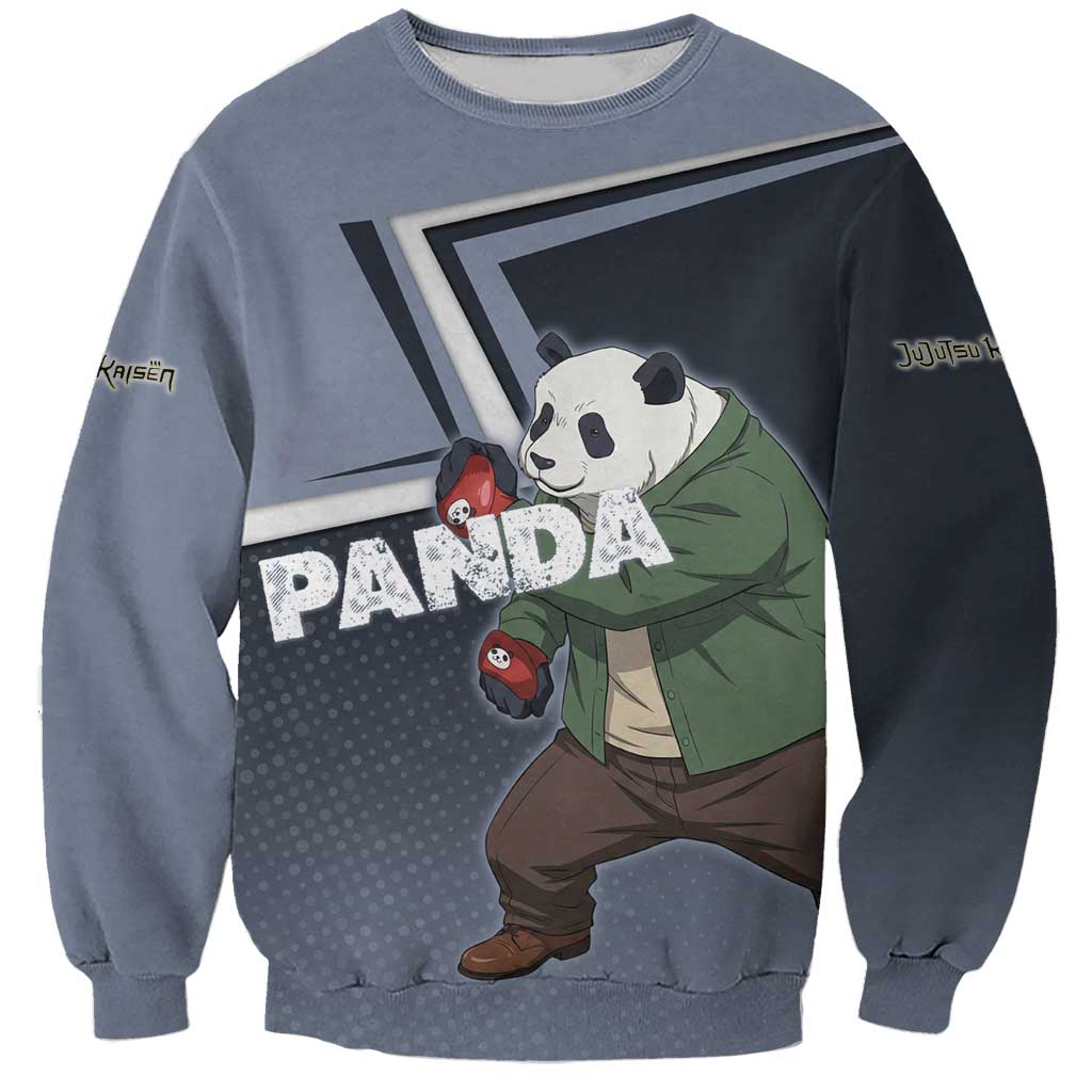 Panda Sweatshirt Urban Anime Combat Style
