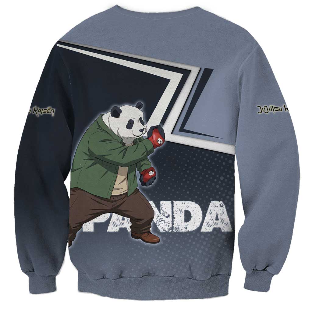 Panda Sweatshirt Urban Anime Combat Style
