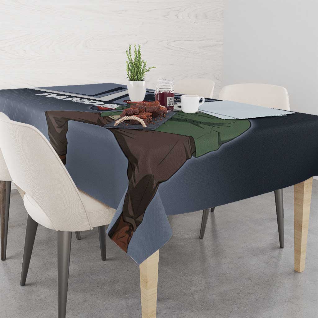 Panda Tablecloth Urban Anime Combat Style