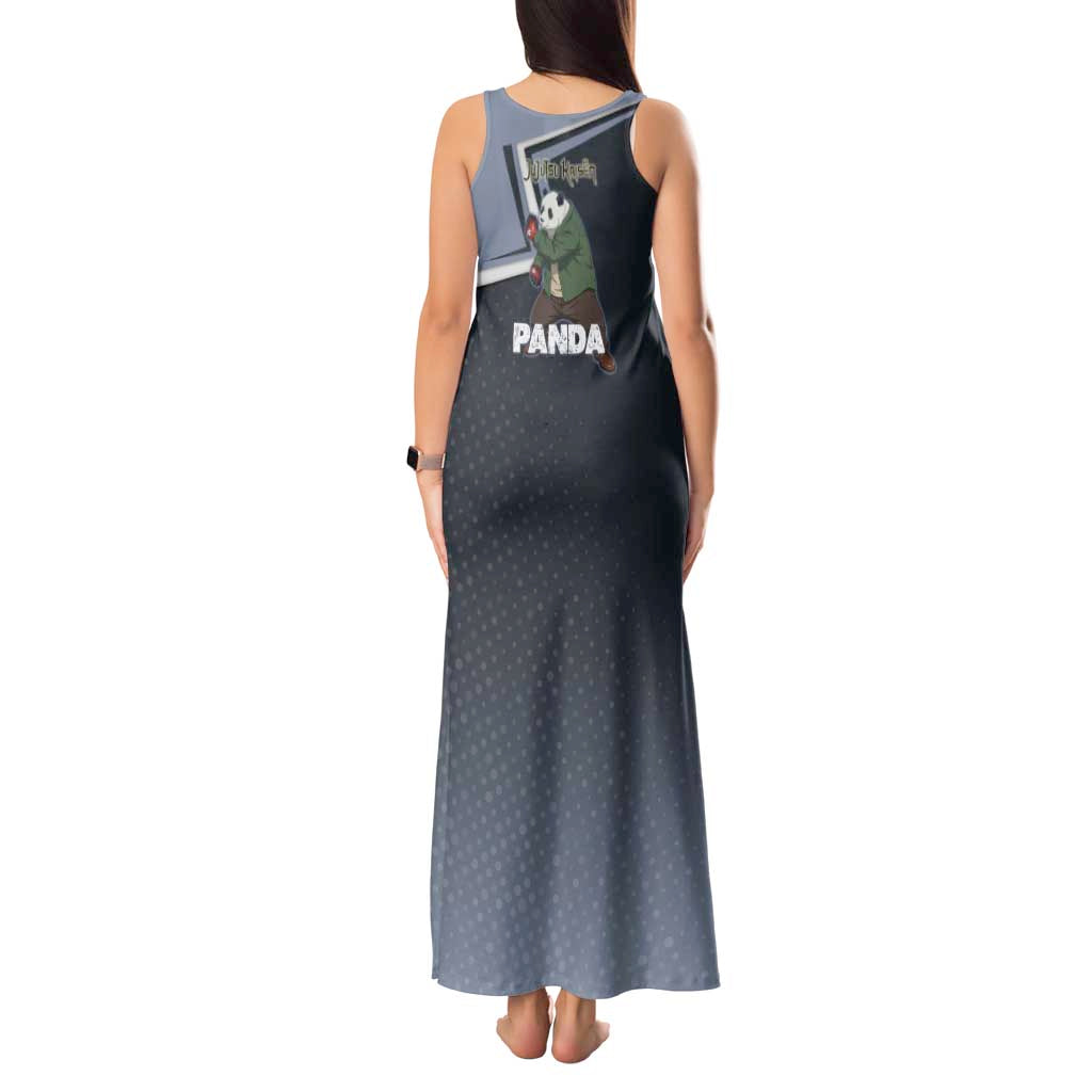Panda Tank Maxi Dress Urban Anime Combat Style