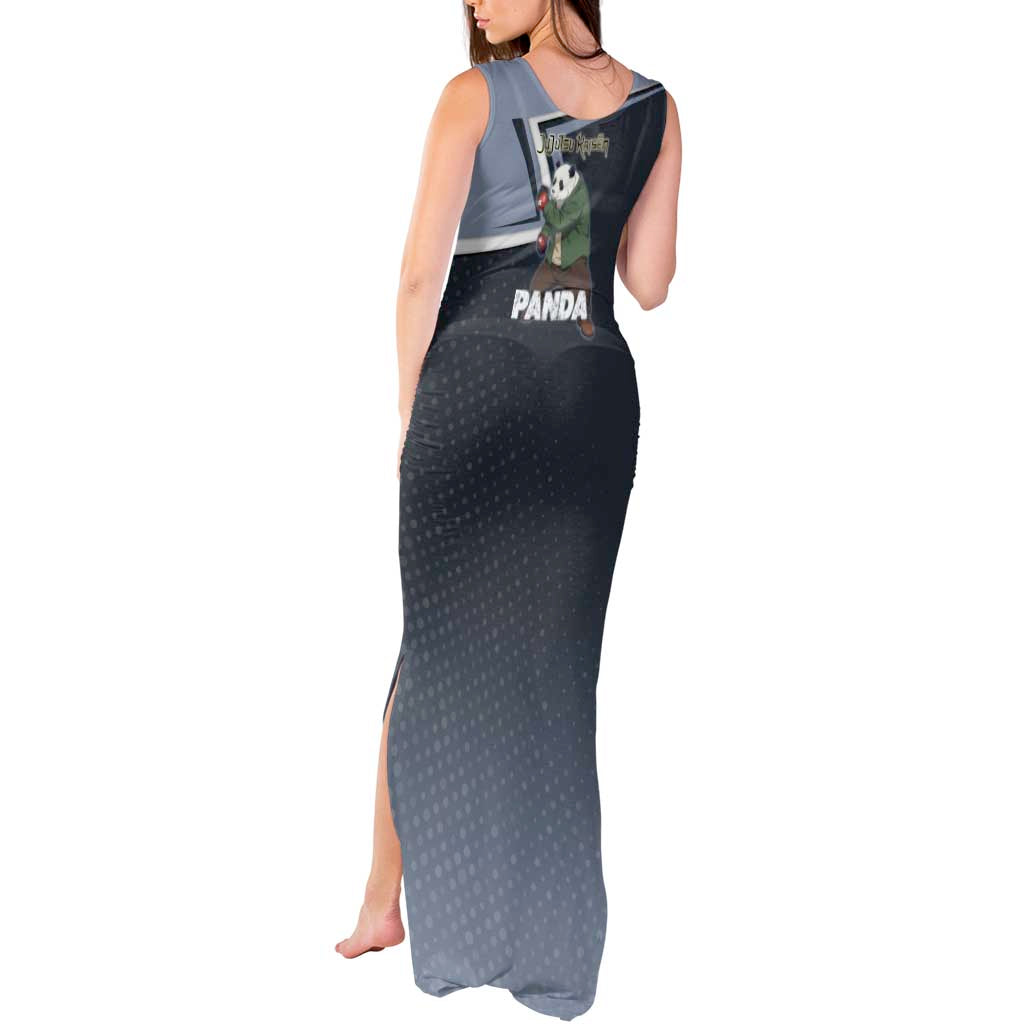 Panda Tank Maxi Dress Urban Anime Combat Style