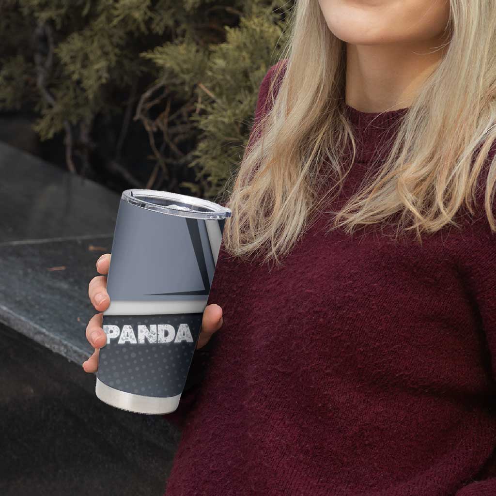 Panda Tumbler Cup Urban Anime Combat Style