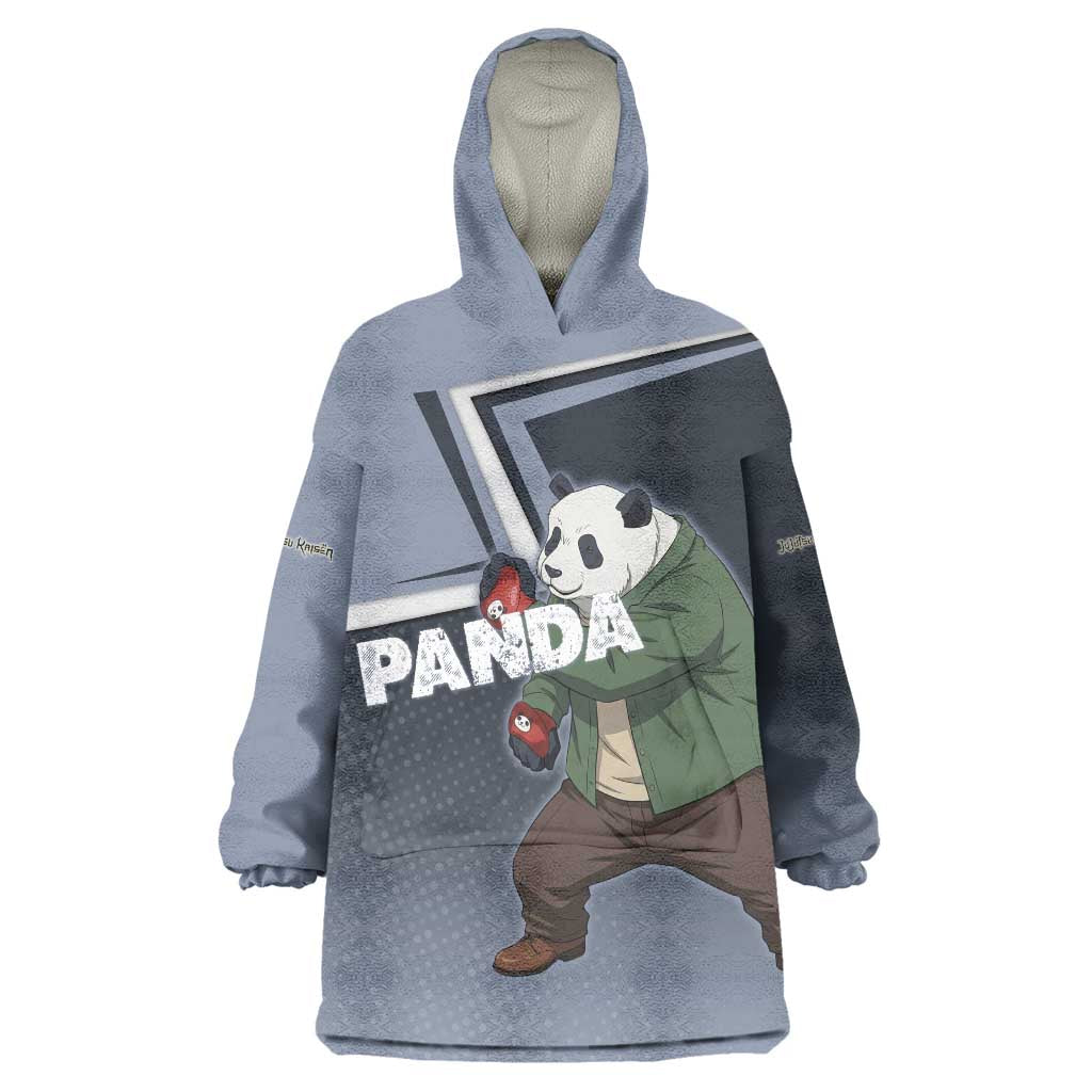 Panda Wearable Blanket Hoodie Urban Anime Combat Style