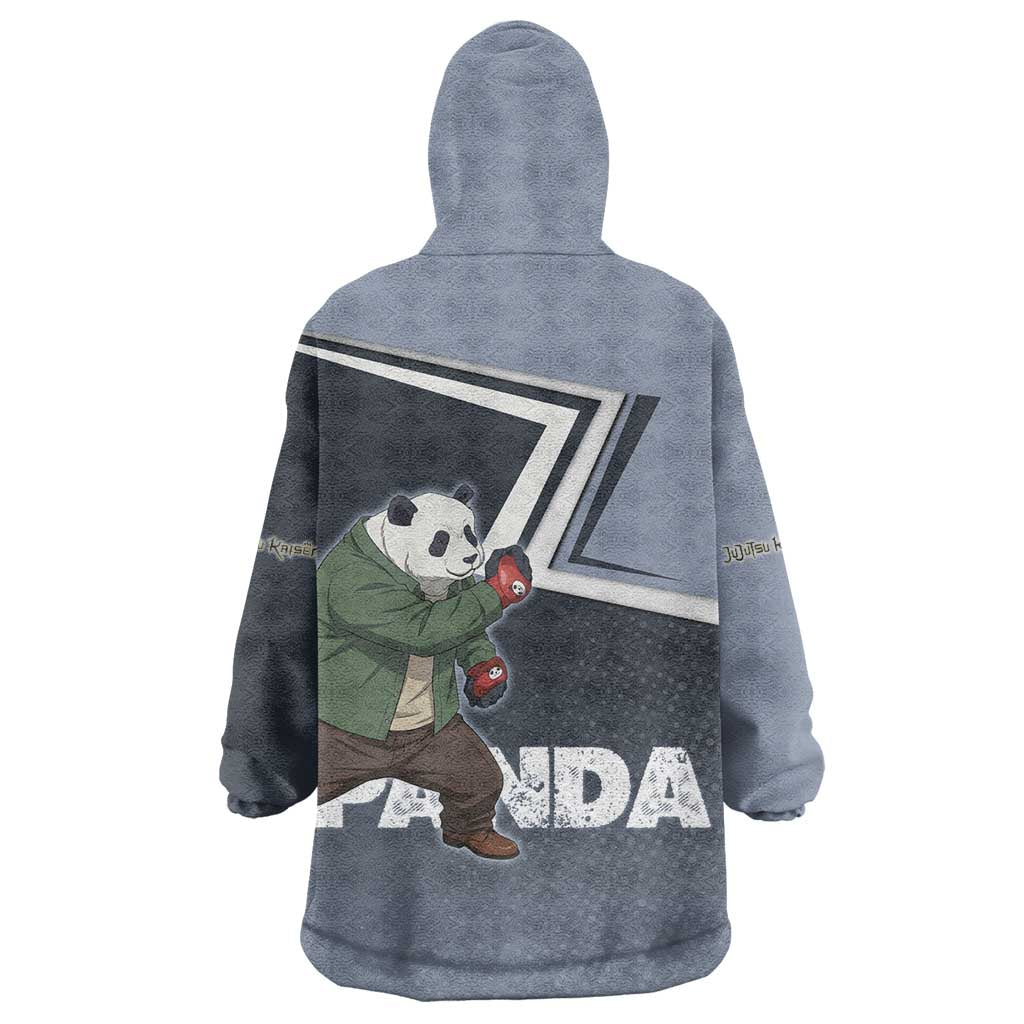 Panda Wearable Blanket Hoodie Urban Anime Combat Style