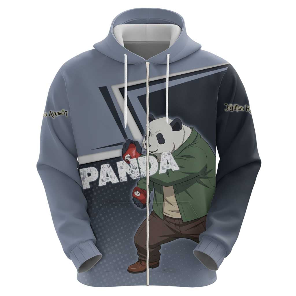 Panda Zip Hoodie Urban Anime Combat Style