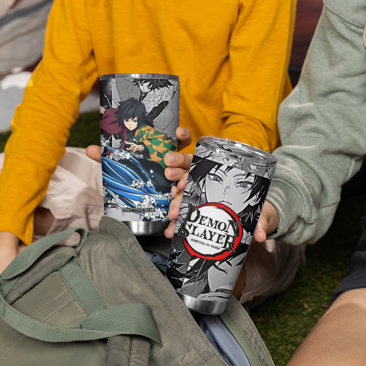 Giyu Tomioka Tumbler Cup Demon Slayer Anime Mixed Manga