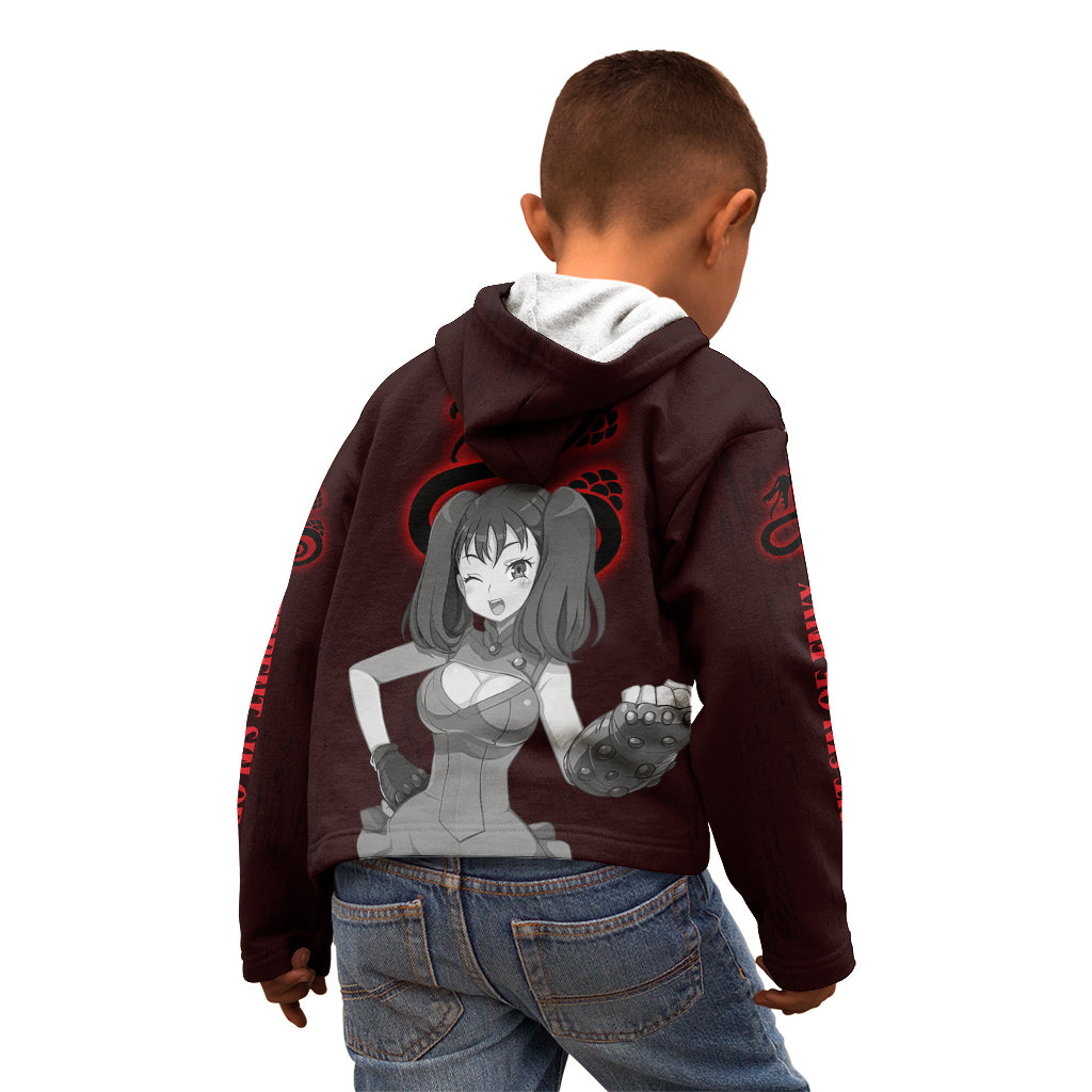 Serpent Sin of Envy Diane Kid Hoodie