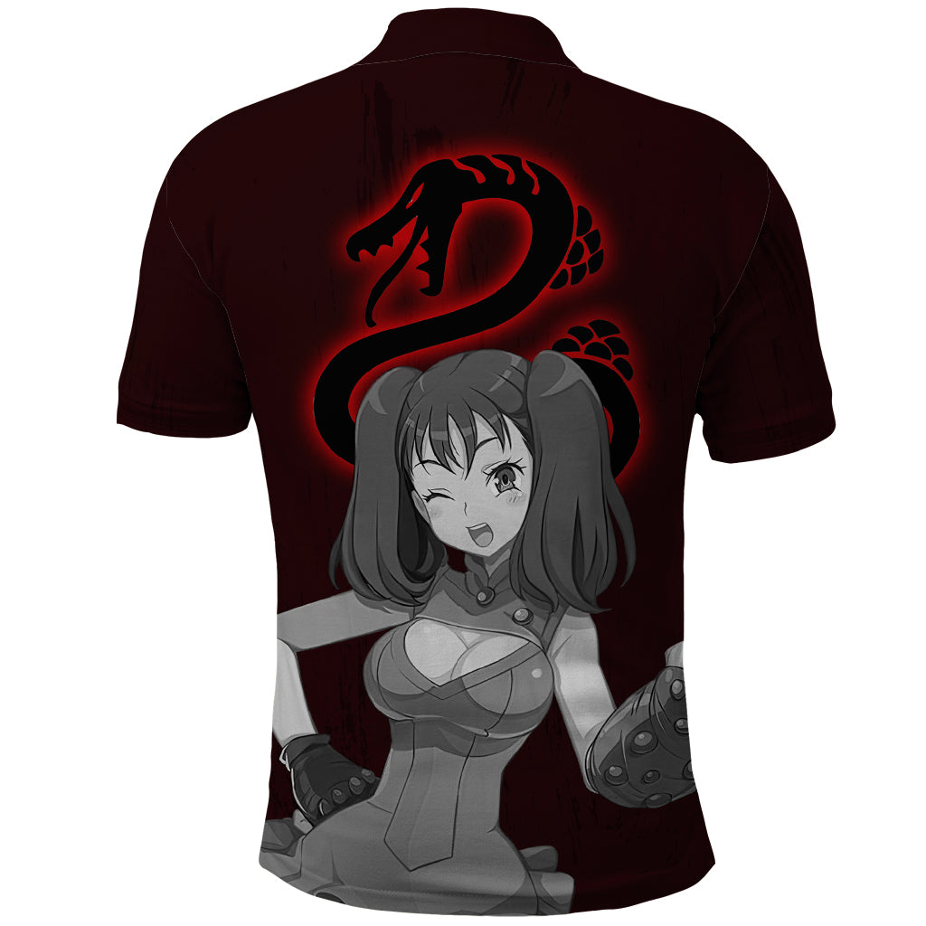 Serpent Sin of Envy Diane Polo Shirt