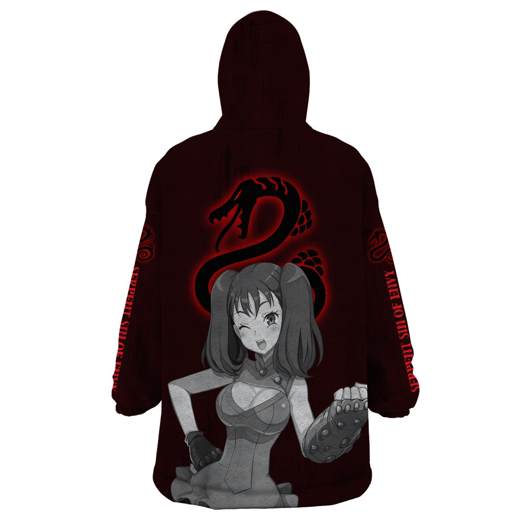Serpent Sin of Envy Diane Wearable Blanket Hoodie