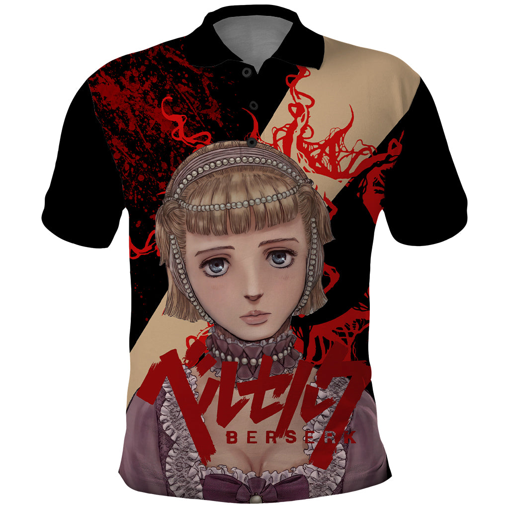 Farnese de Vandimion Berserk Polo Shirt Black Blood Style