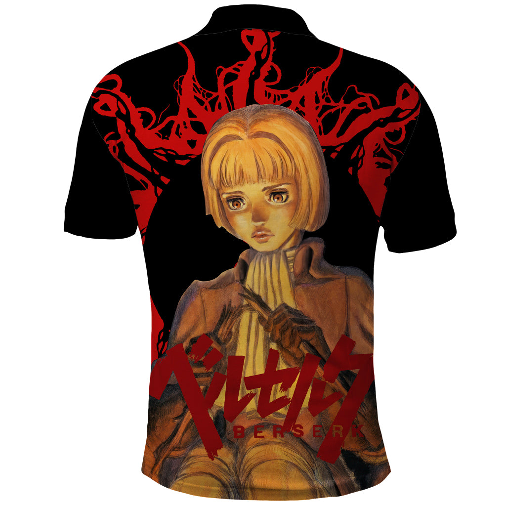 Farnese de Vandimion Berserk Polo Shirt Black Blood Style
