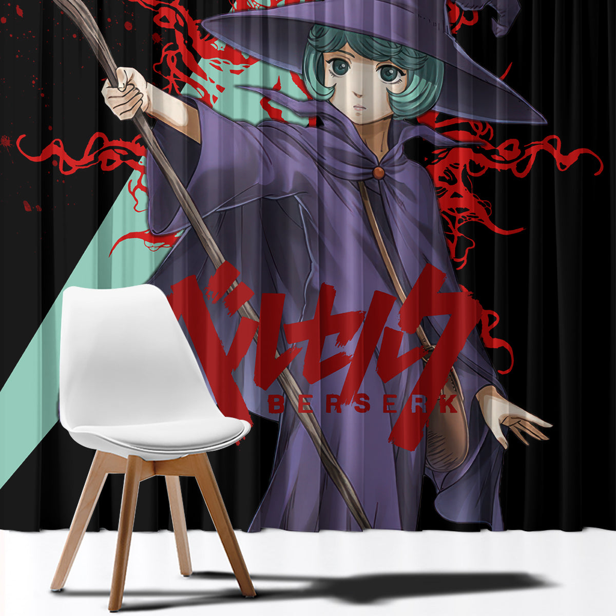 Schierke Basrard Window Curtain Anime Style
