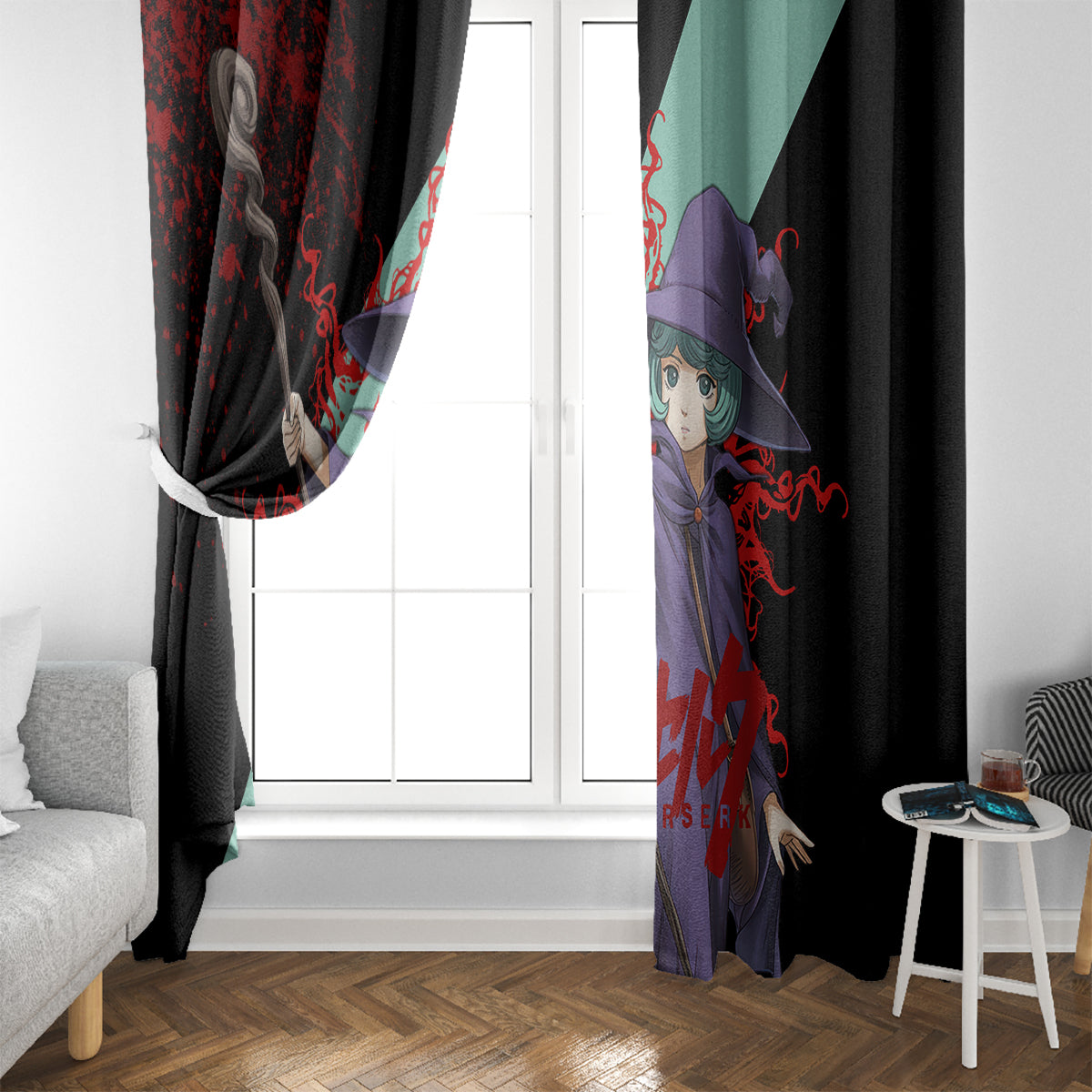 Schierke Basrard Window Curtain Anime Style