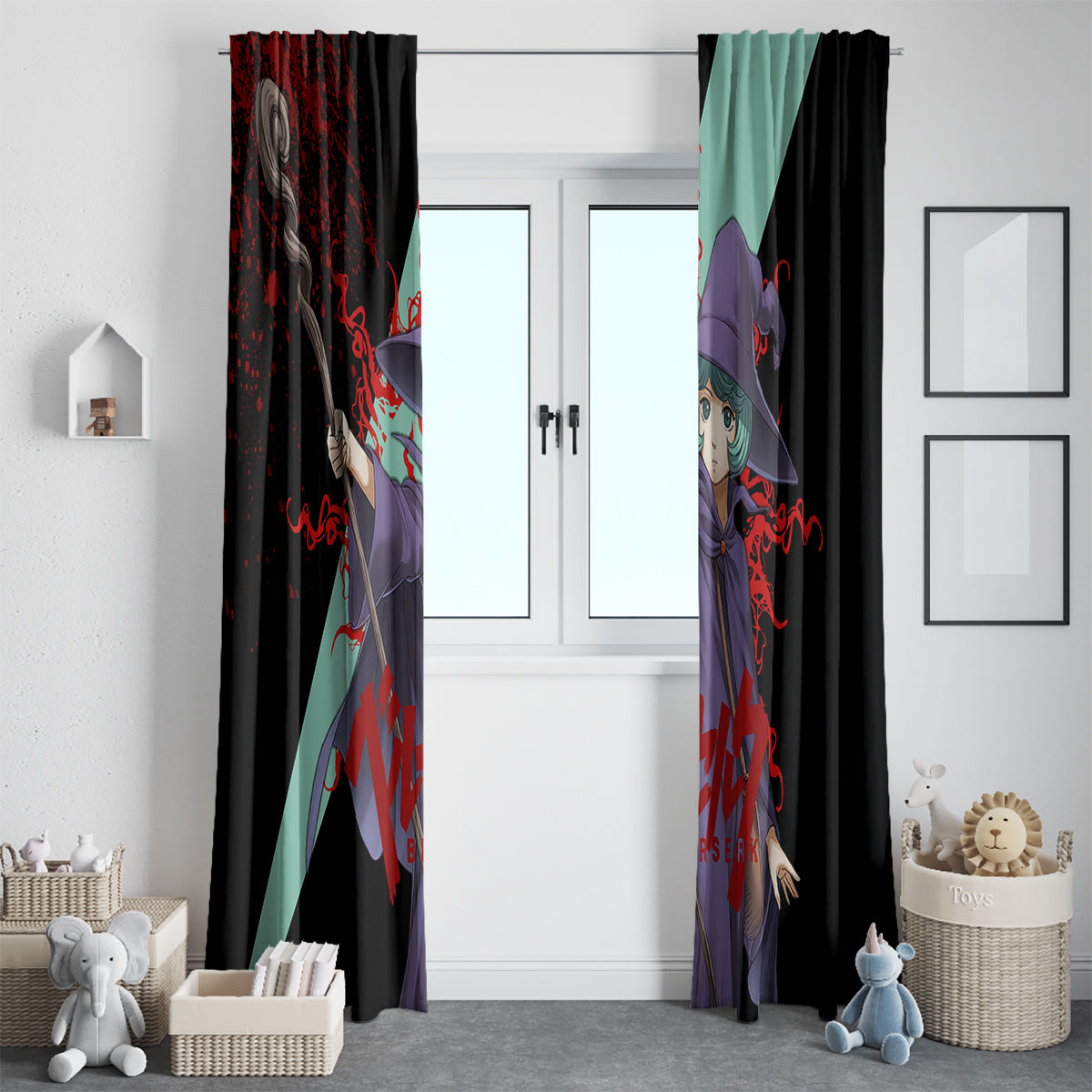 Schierke Basrard Window Curtain Anime Style