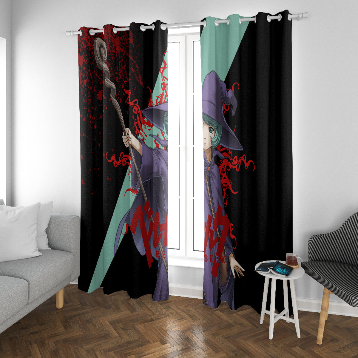 Schierke Basrard Window Curtain Anime Style