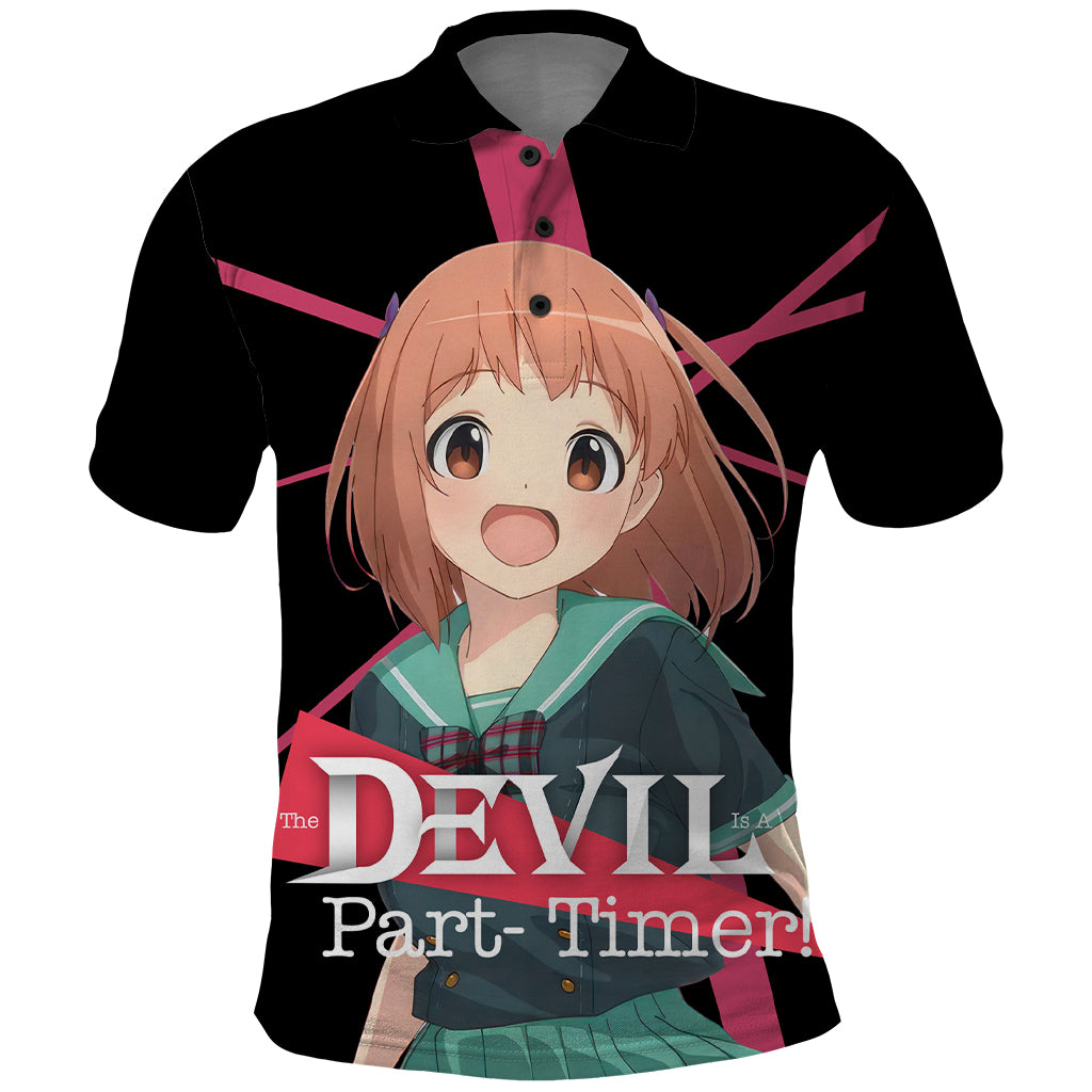 Chiho Sasaki The Devil Part Timer Polo Shirt Anime Style