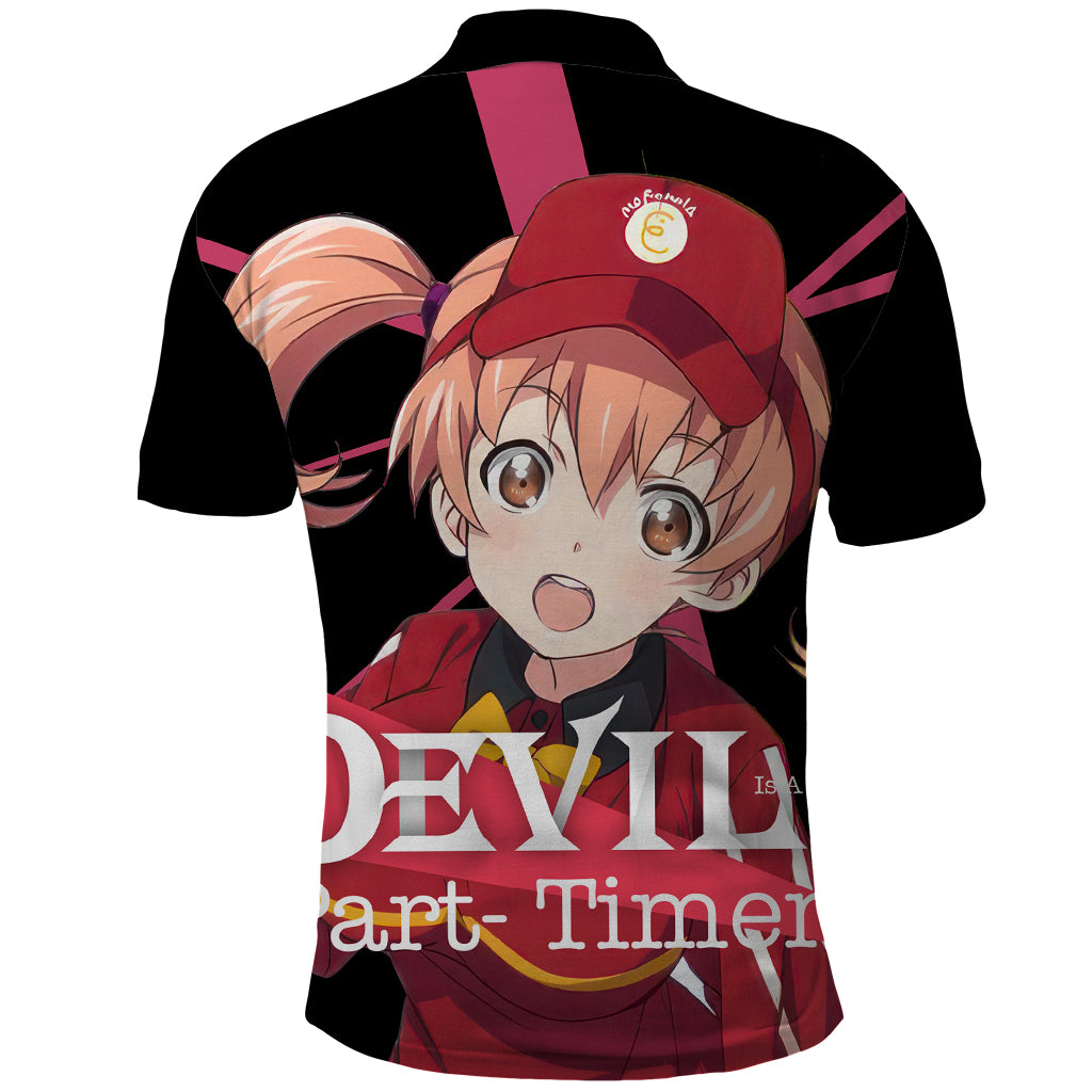 Chiho Sasaki The Devil Part Timer Polo Shirt Anime Style