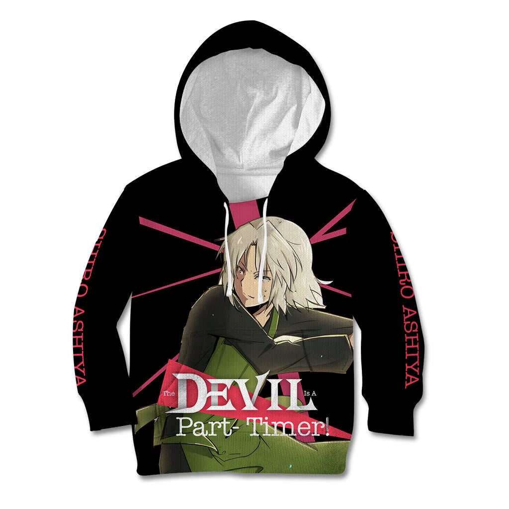 Shiro Ashiya The Devil Part Timer Kid Hoodie Anime Style
