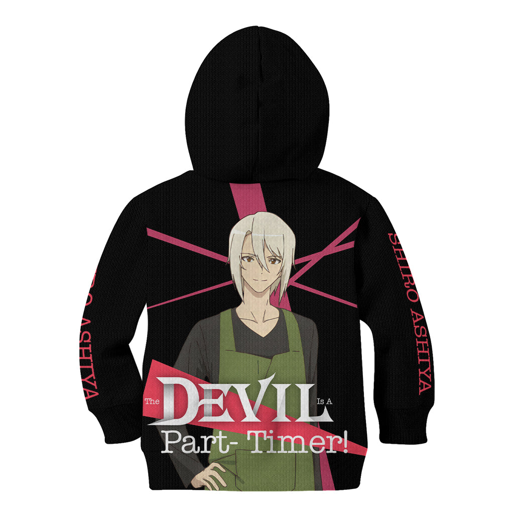 Shiro Ashiya The Devil Part Timer Kid Hoodie Anime Style