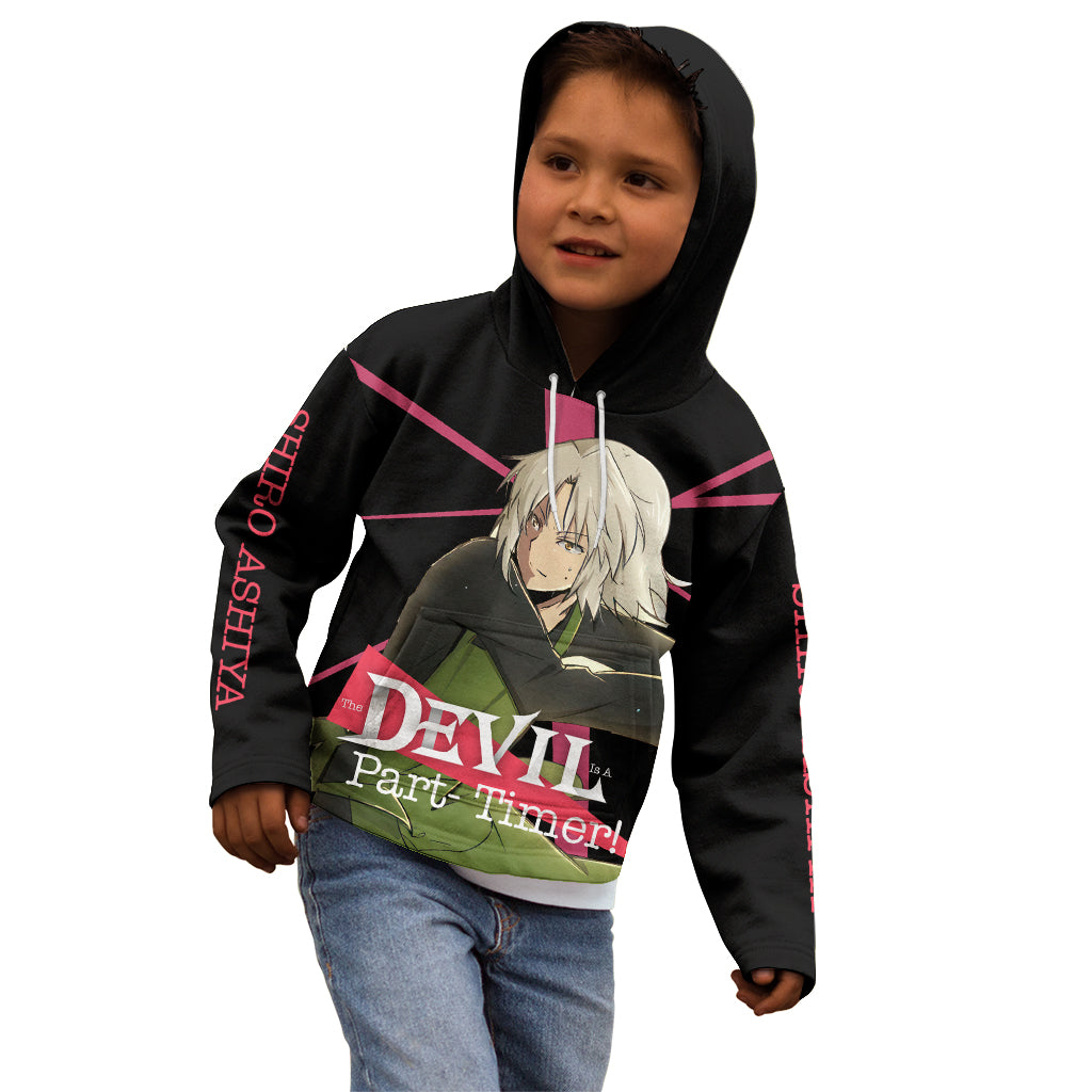 Shiro Ashiya The Devil Part Timer Kid Hoodie Anime Style