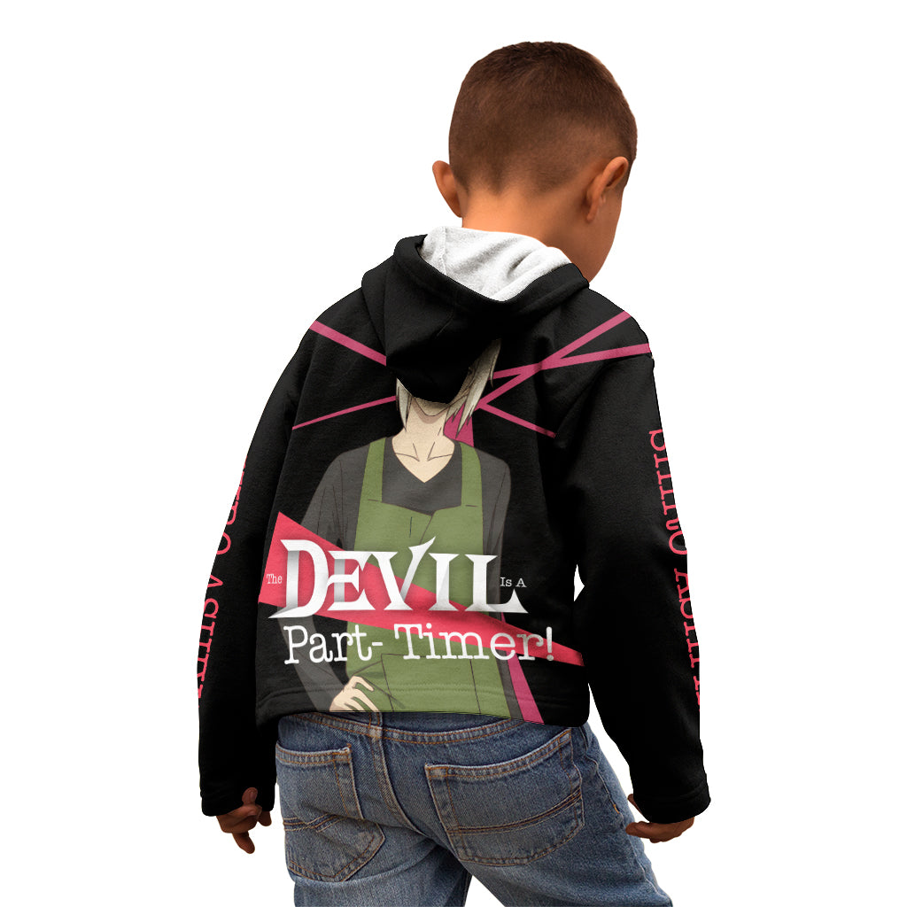 Shiro Ashiya The Devil Part Timer Kid Hoodie Anime Style