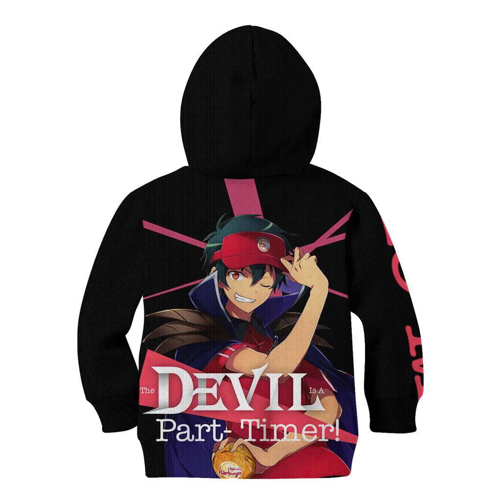 Sadao Maou The Devil Part Timer Kid Hoodie Anime Style