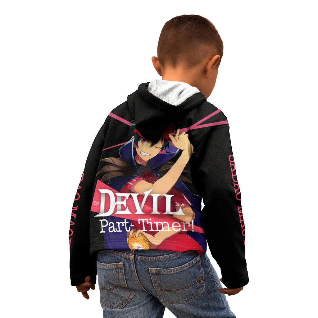 Sadao Maou The Devil Part Timer Kid Hoodie Anime Style