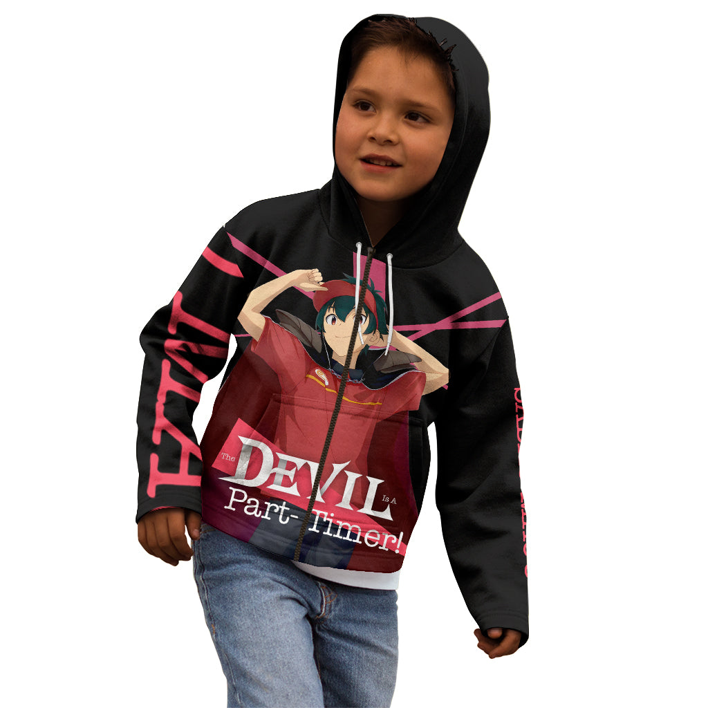 Sadao Maou The Devil Part Timer Kid Hoodie Anime Style