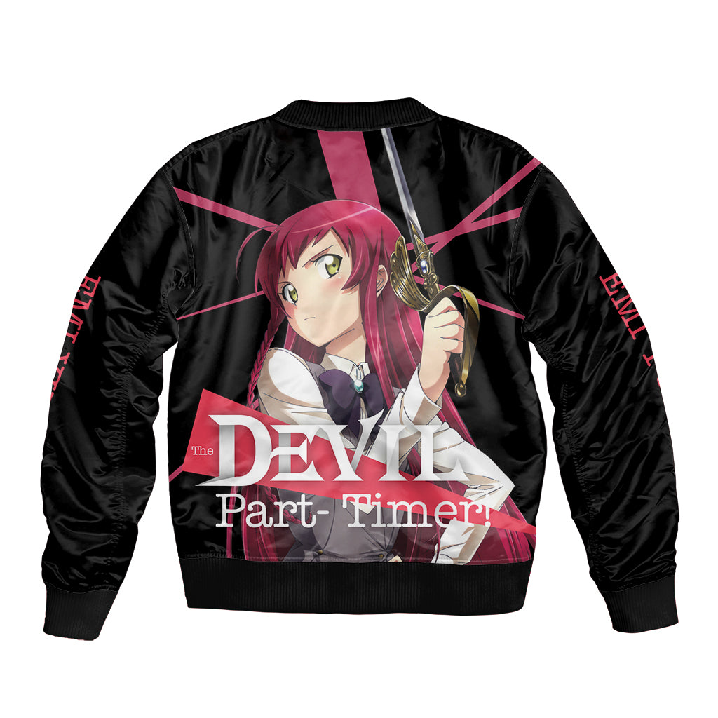 Emi Yusa The Devil Part Timer Bomber Jacket Anime Style