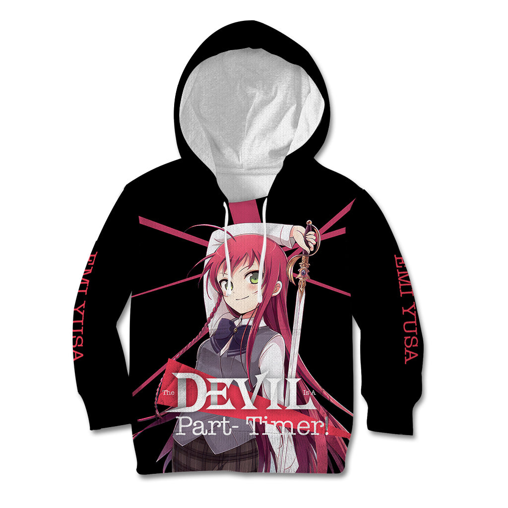 Emi Yusa The Devil Part Timer Kid Hoodie Anime Style