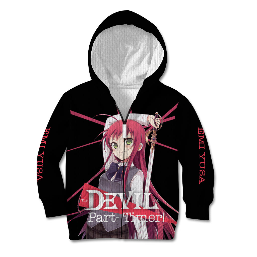 Emi Yusa The Devil Part Timer Kid Hoodie Anime Style