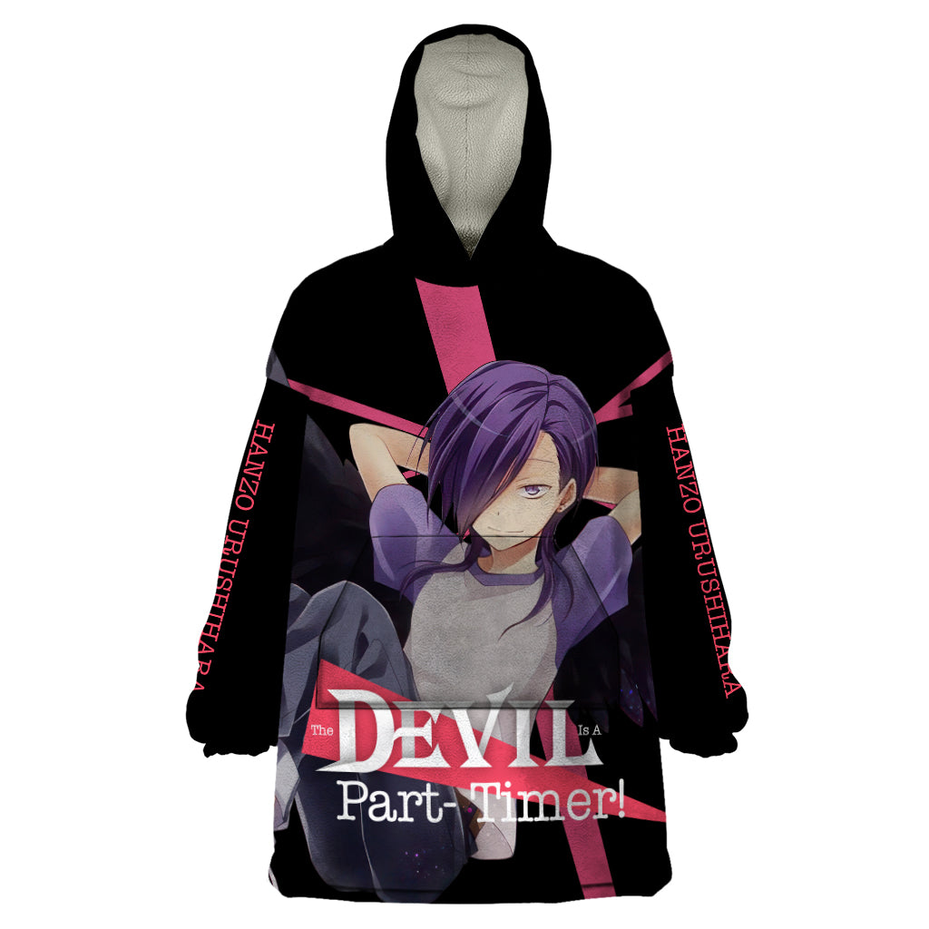 Hanzo Urushihara The Devil Part Timer Wearable Blanket Hoodie Anime Style