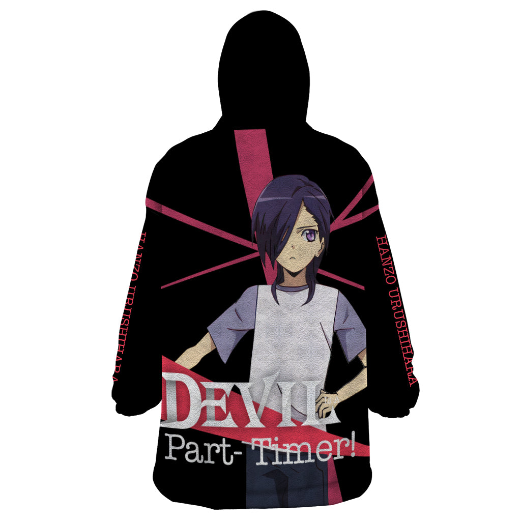 Hanzo Urushihara The Devil Part Timer Wearable Blanket Hoodie Anime Style