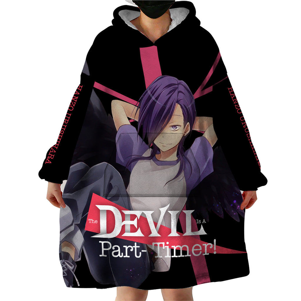 Hanzo Urushihara The Devil Part Timer Wearable Blanket Hoodie Anime Style