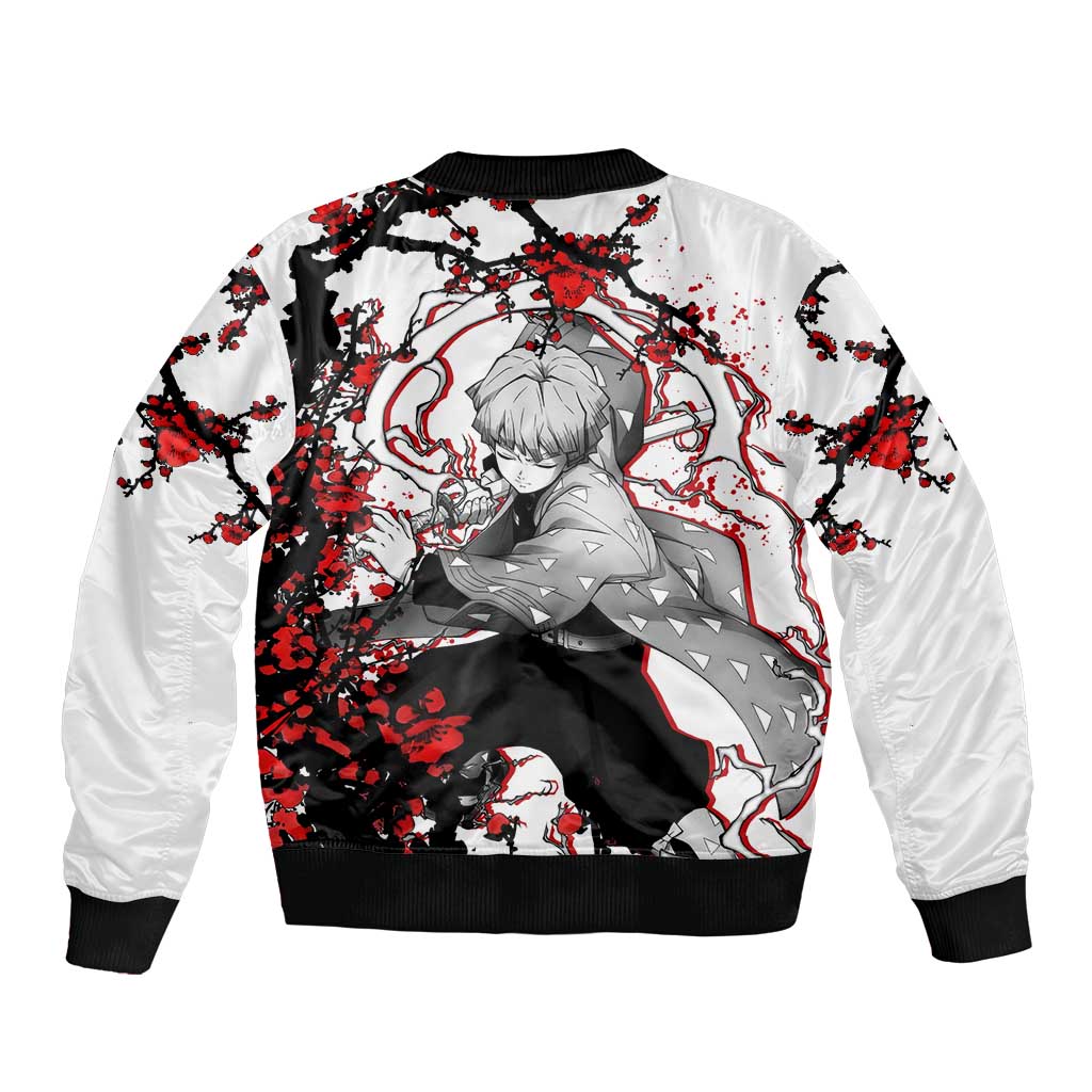 Zenitsu Agatsuma - Demon Slayer Bomber Jacket Anime Japan Style