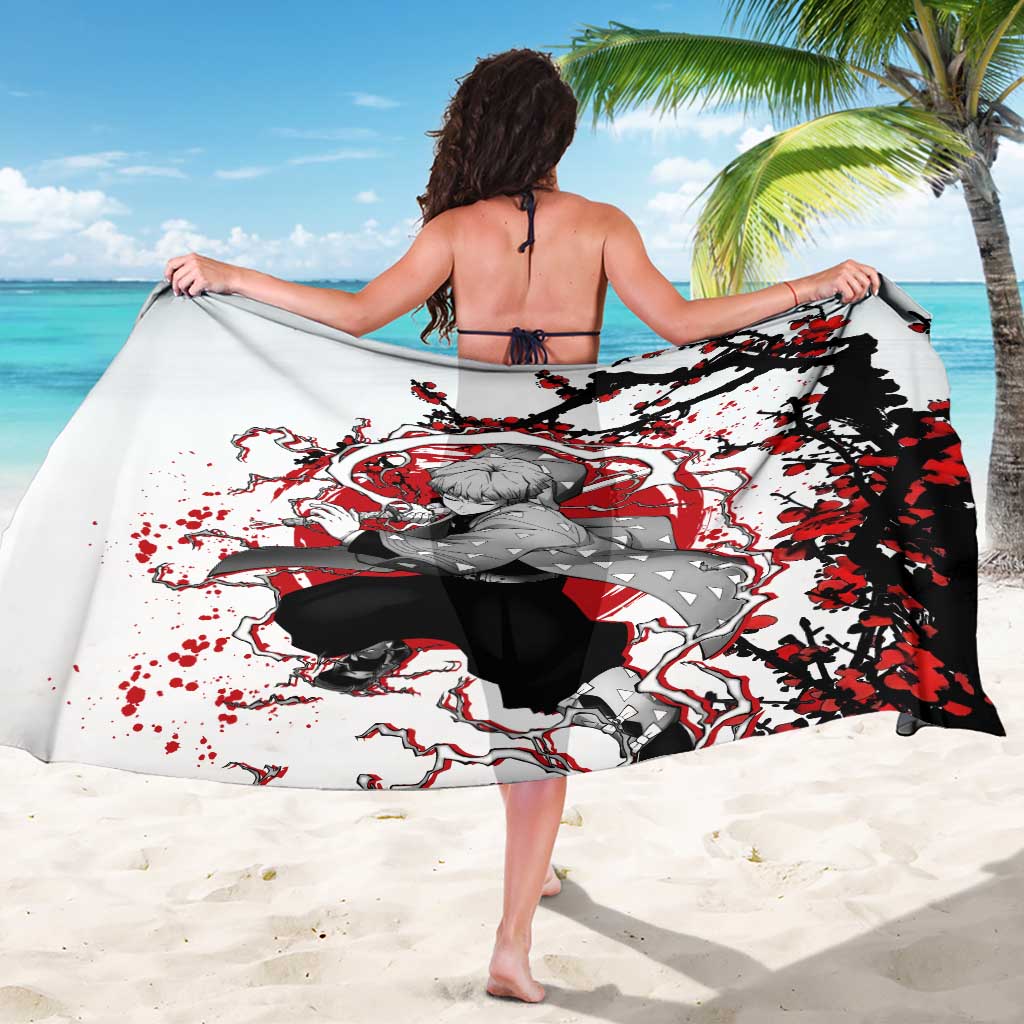 Zenitsu Agatsuma - Demon Slayer Sarong Anime Japan Style
