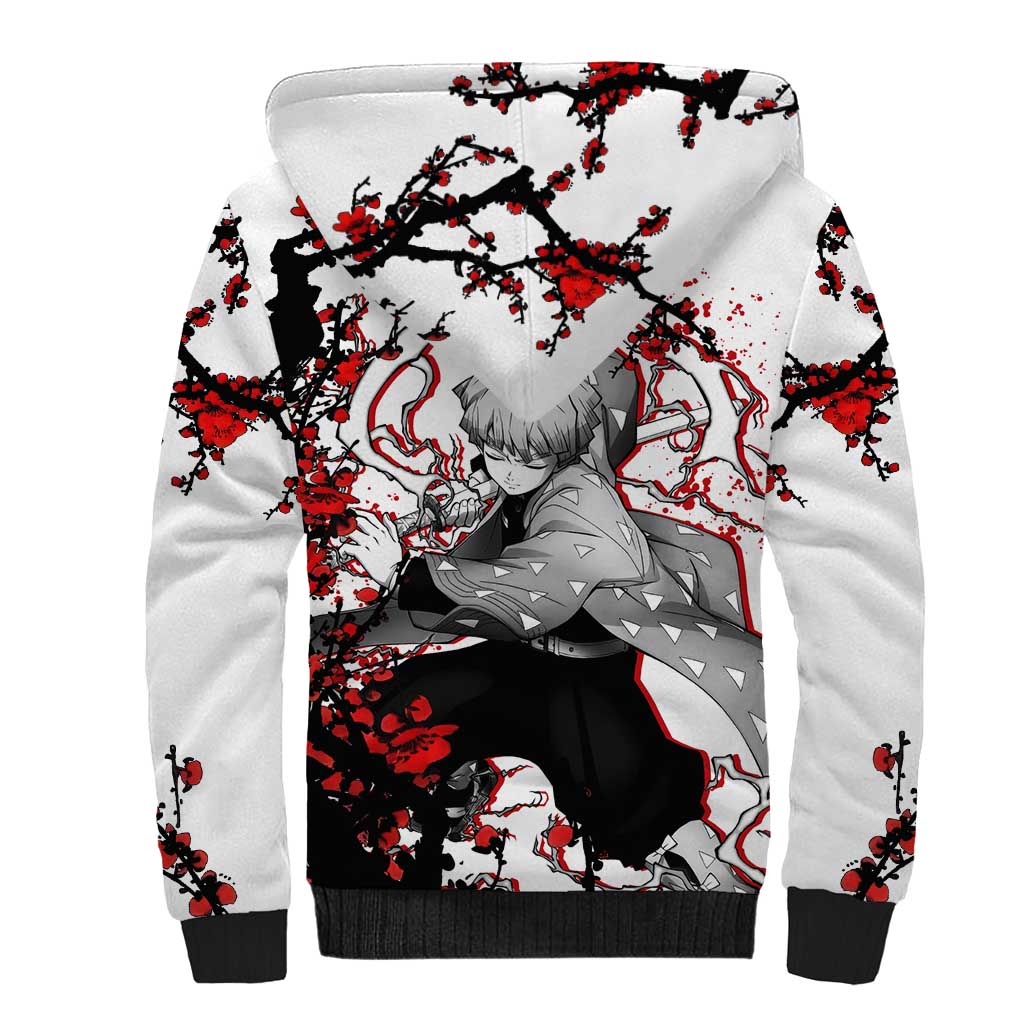 Zenitsu Agatsuma - Demon Slayer Sherpa Hoodie Anime Japan Style
