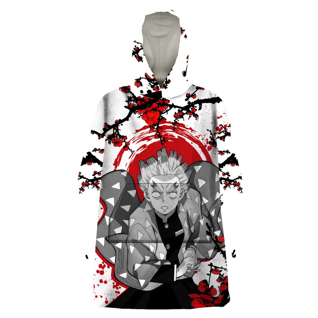 Zenitsu Agatsuma - Demon Slayer Wearable Blanket Hoodie Anime Japan Style