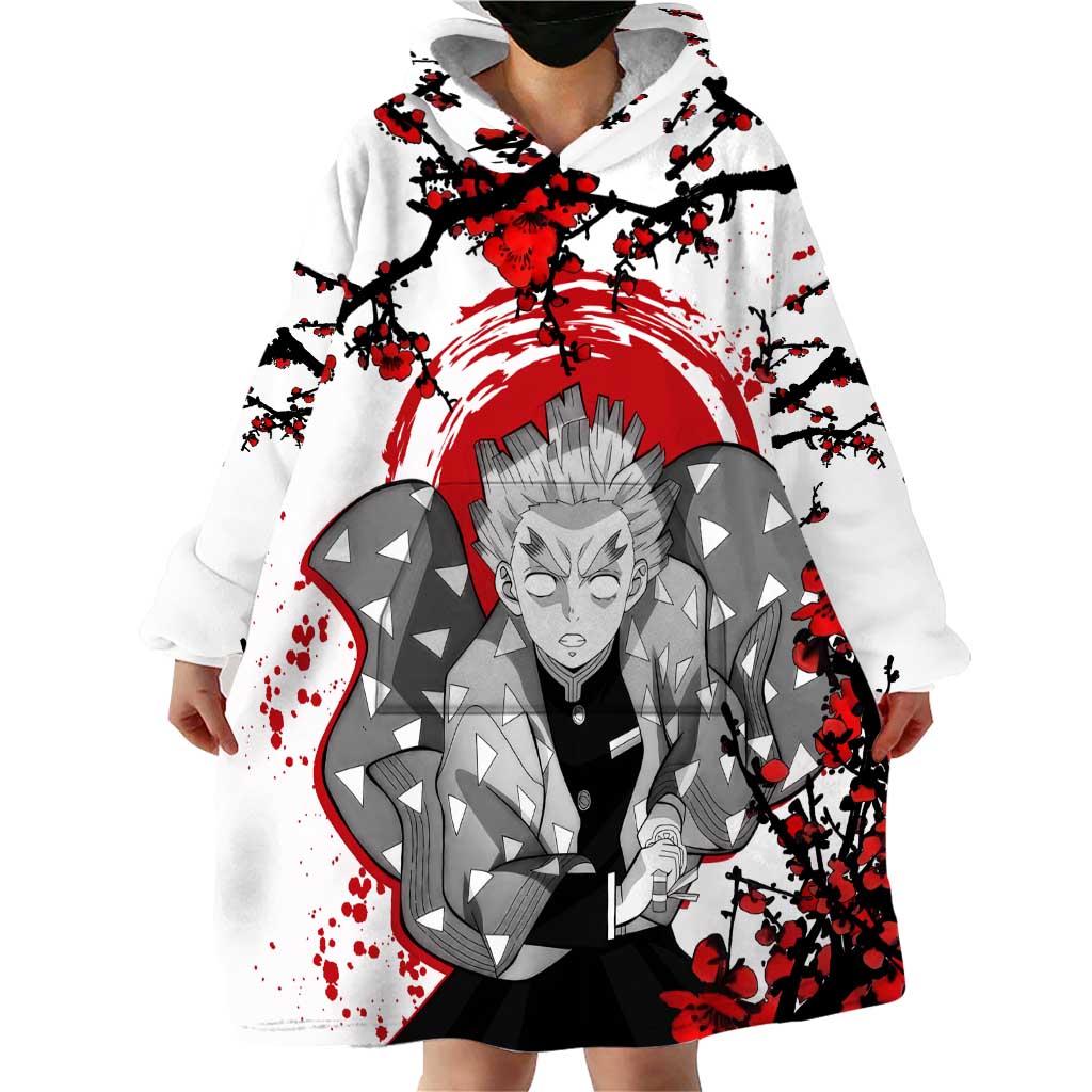 Zenitsu Agatsuma - Demon Slayer Wearable Blanket Hoodie Anime Japan Style